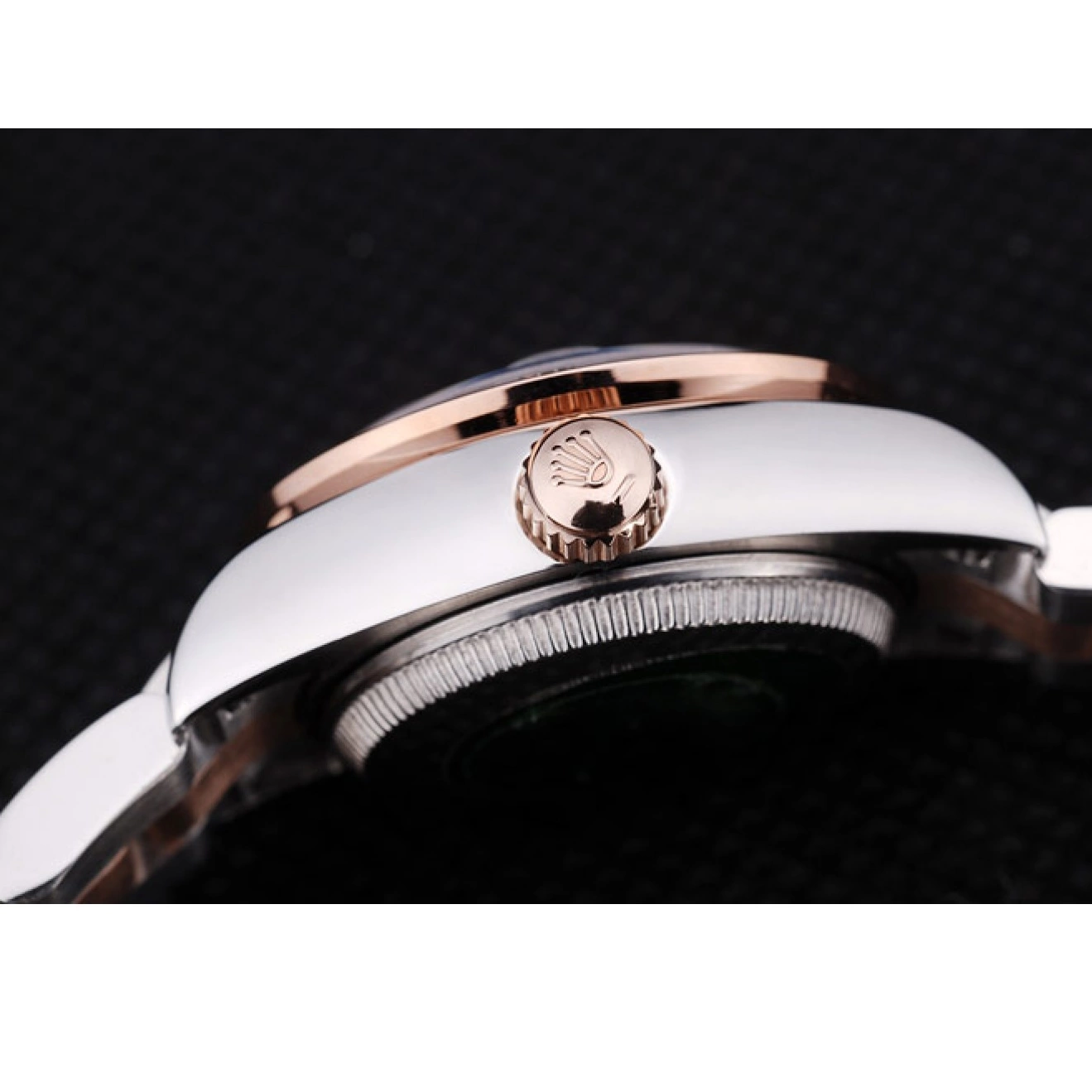 Aaa replica watch Brown Gold 7475 Diamonds Dial Rolex Bezel Datejust Rose Polished 0531
